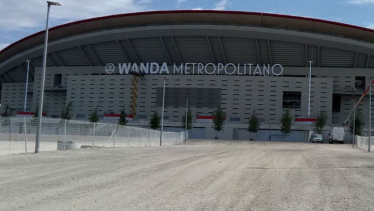 Fachada del Wanda Metropolitano, casa del Atlético de Madrid