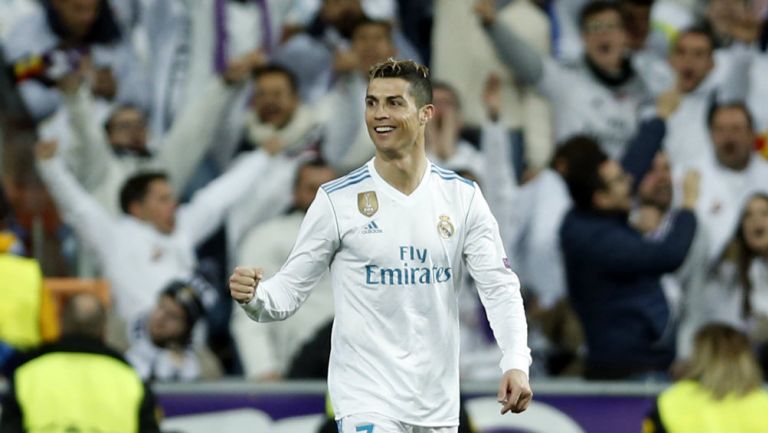 Cristiano Ronaldo festeja gol contra PSG