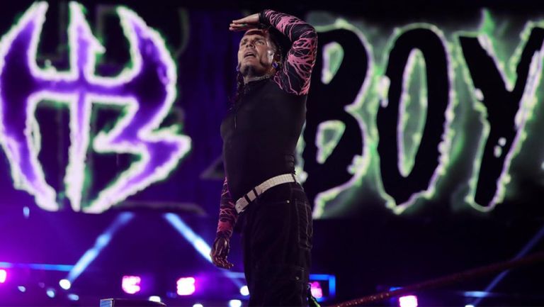 Jeff Hardy en una lucha de la WWE