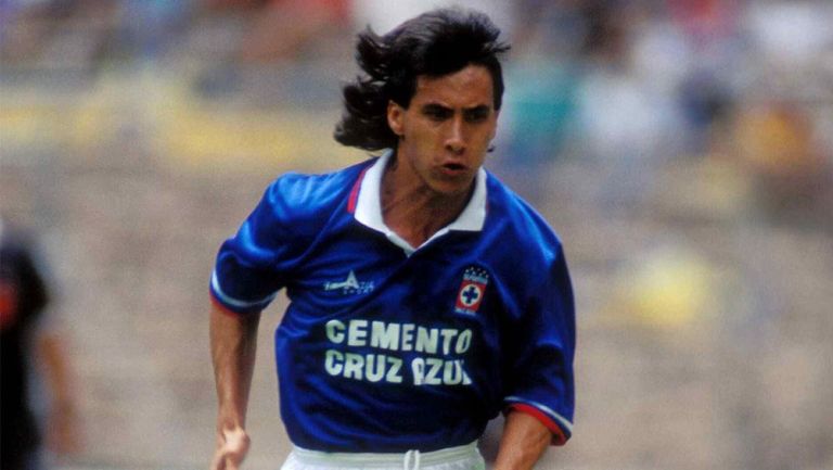 Guadalupe Castañeda, durante un juego con Cruz Azul