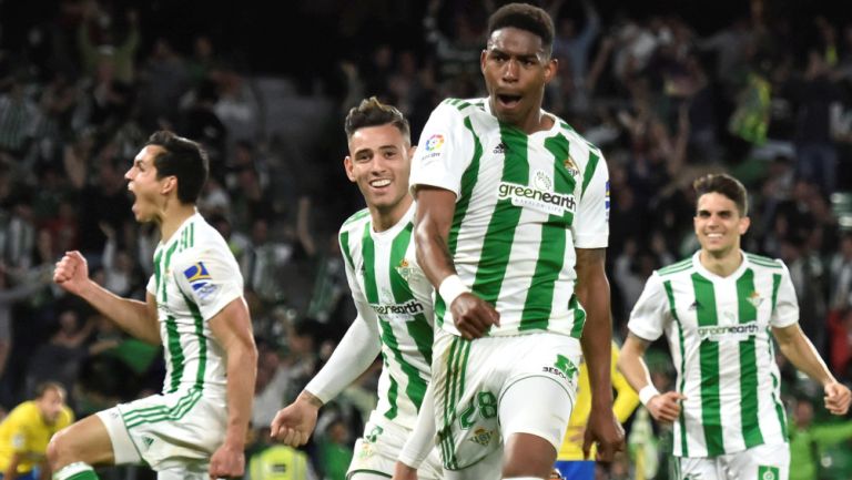 Junior celebra su agónico gol frente a Las Palmas