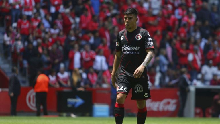 Luis Ángel Mendoza después del partido contra Toluca
