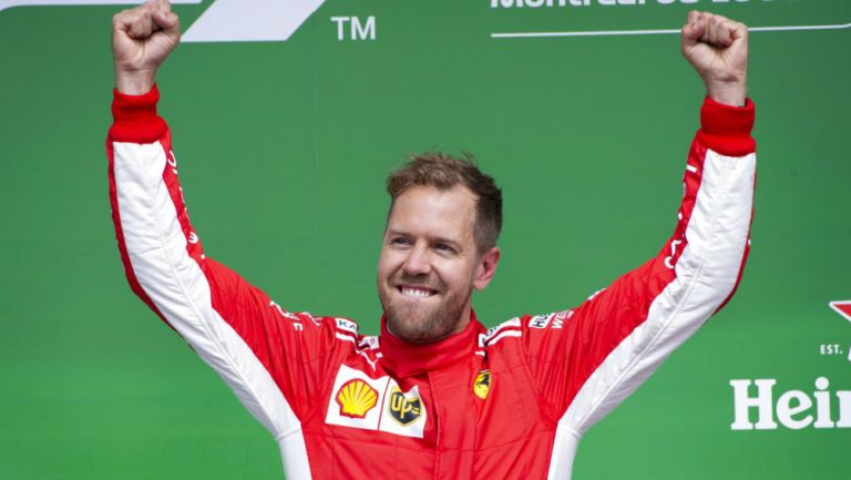 Vettel celebra triunfo en Gran Premio de Canadá 