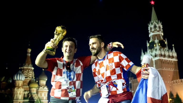 Aficionados de Croacia emocionados por la Gran Final de Rusia 2018