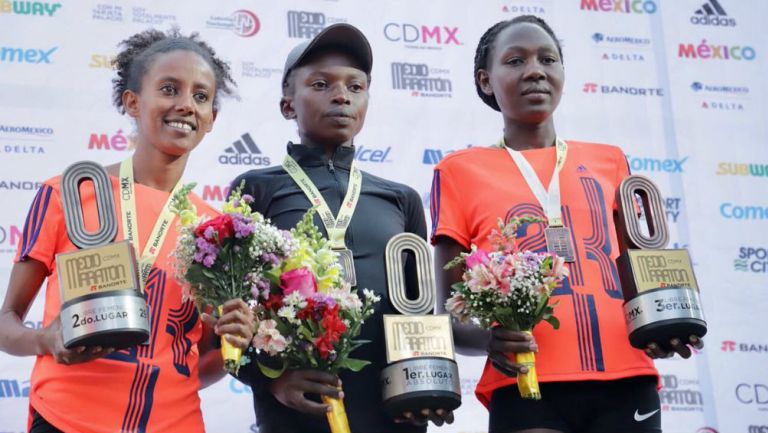 Ganadoras del Medio Maratón de la CDMX 2018