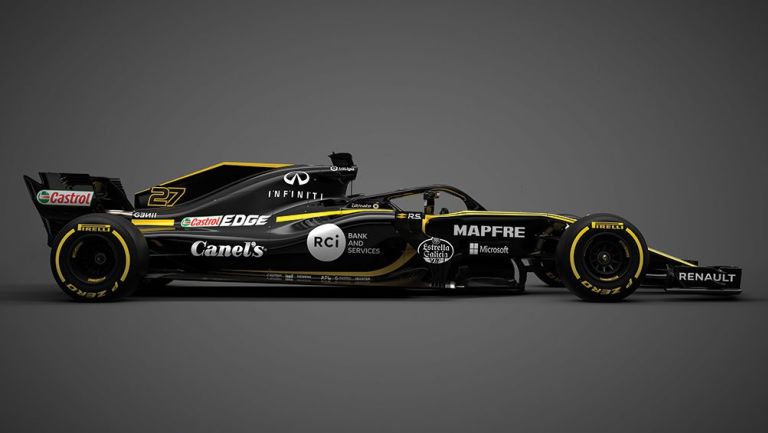 El monoplaza de Renault F1 Team 