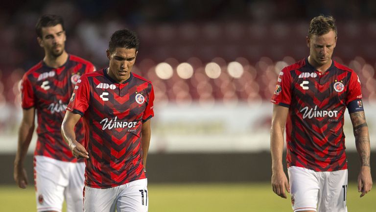 Jugadores de Veracruz tras el partido contra Chivas