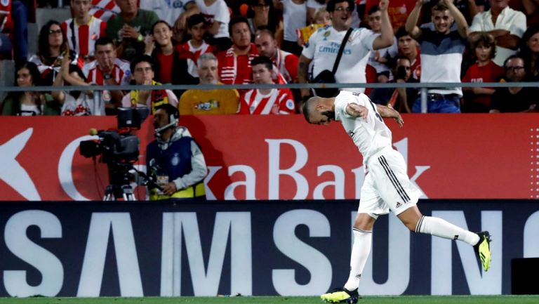 Gareth Bale festeja gol con el Real Madrid