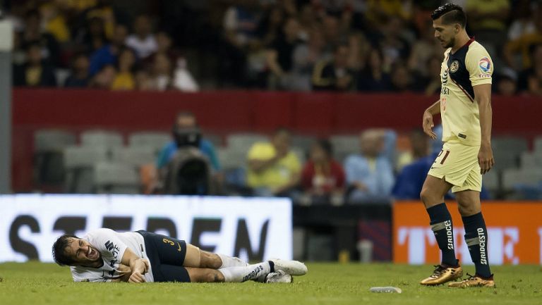 Alejandro Arribas sufre una lesión en el duelo contra América