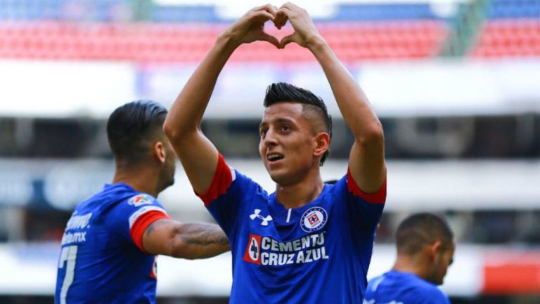 'Patrullero' celebra gol frente al Veracruz