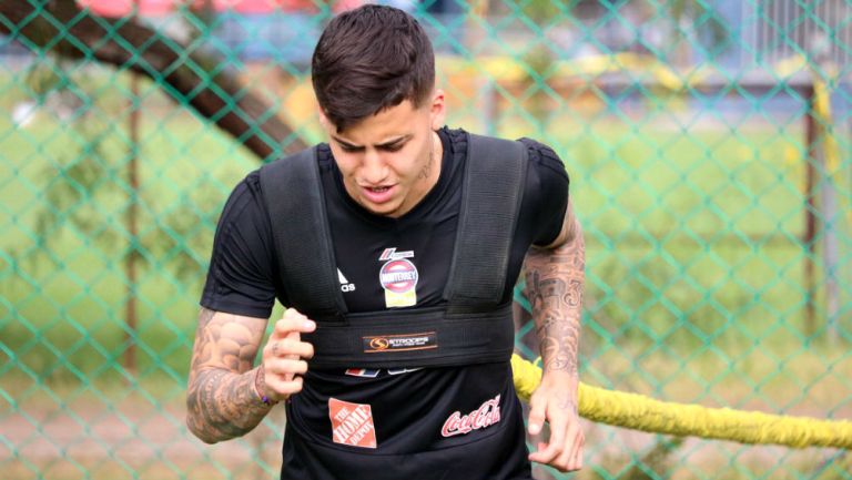 Luiz Humberto da Silva, durante un entrenamiento con Tigres