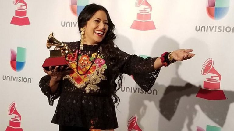 Lila Downs, en una entrega de los Grammy's