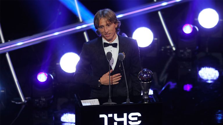 Luka Modric, tras recibir el premio The Best al mejor jugador del año