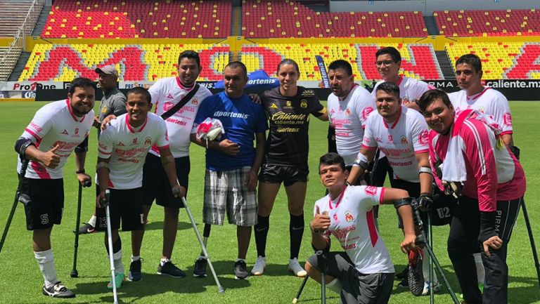 Chispa Velarde expresó su admiración por Asociación Mexicana de Futbol de Amputados