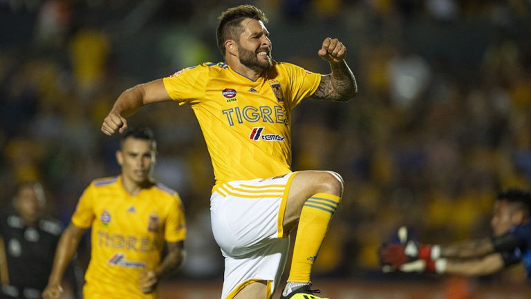 Gignac celebra gol con Tigres