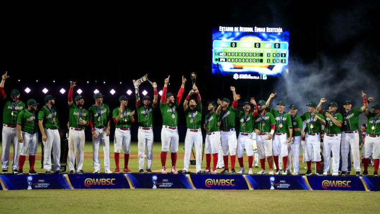 México festeja Campeonato en la Copa Mundial de beisbol Sub 23
