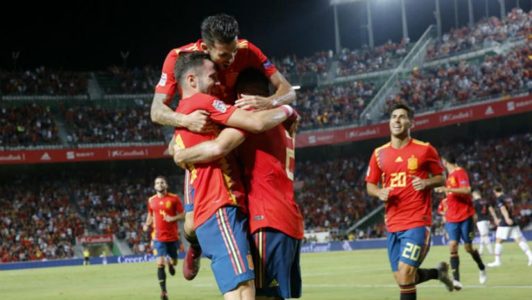 España celebra victoria frente a Croacia en Liga de Naciones 