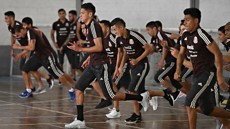 Selección Mexicana, durante entrenamiento 