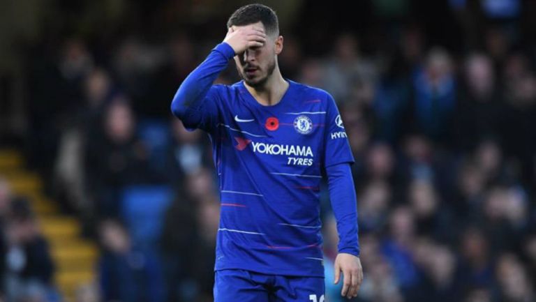 Hazard se lamenta tras partido de Chelsea