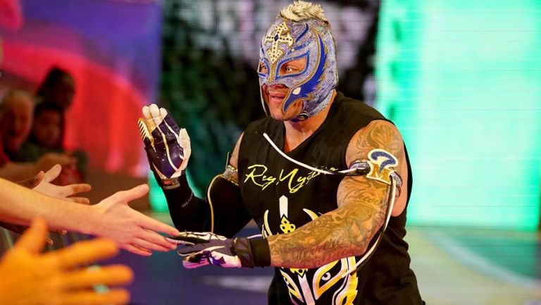 Rey Mysterio en una función de la WWE