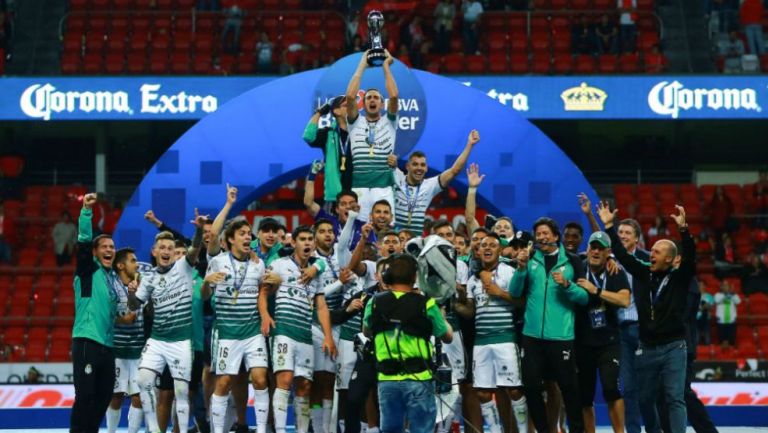 Santos festeja el título del Clausura 2018