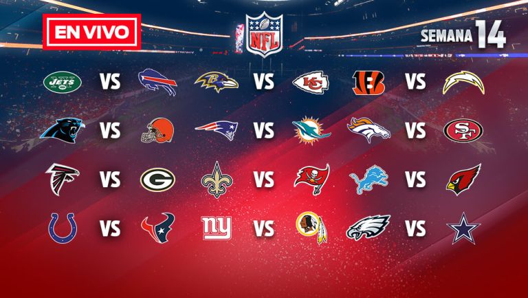 EN VIVO Y EN DIRECTO: NFL Semana 14 domingo