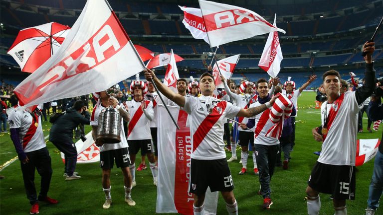 River Plate festeja título de la Copa Livertadores