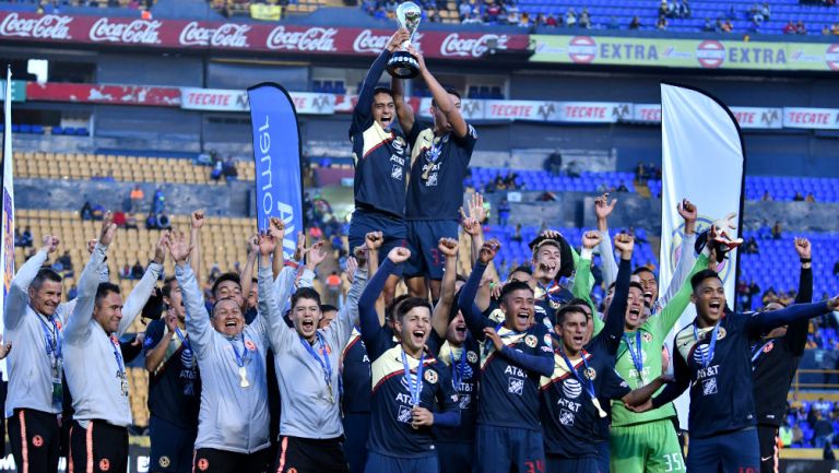 América SUB 17 festeja título del Apertura 2018