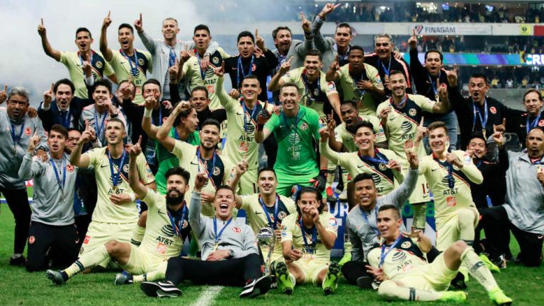 América festeja el campeonato del Apertura 2018