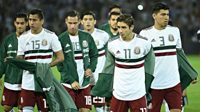 Seleccionados antes del segundo juego amistoso vs Argentina en 2018