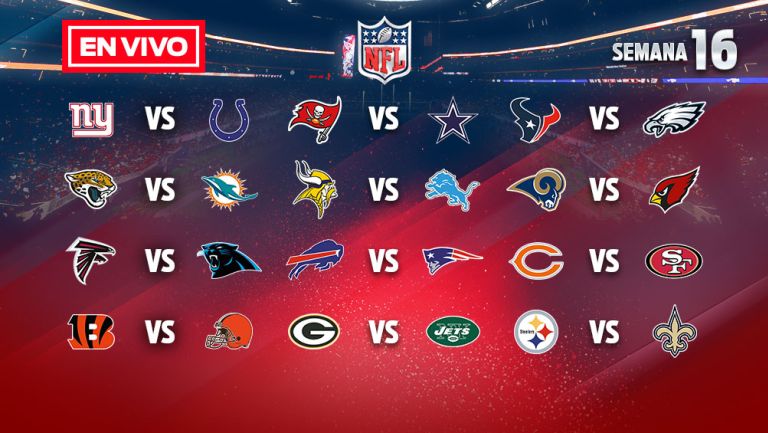EN VIVO y EN DIRECTO: NFL Semana 16 Domingo