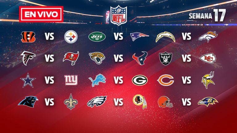 EN VIVO Y EN DIRECTO: NFL Semana 17 domingo