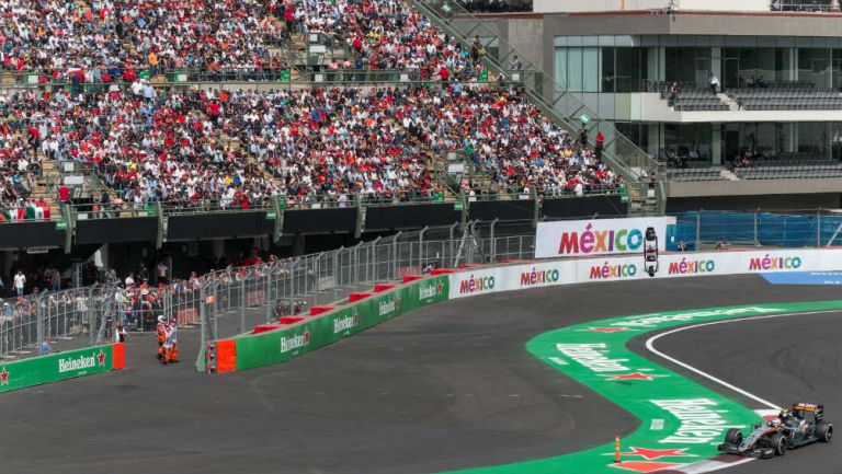 Checo Pérez, durante GP de México 