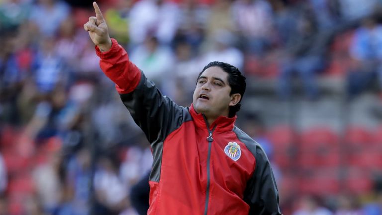 Luis Camacho durante un partido contra Querétaro
