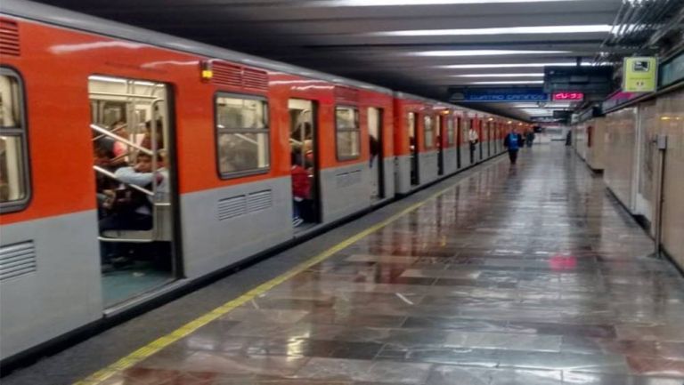Metro de la CDMX en funcionamiento 