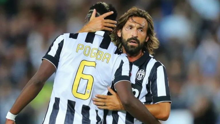 Pirlo y Pogba festejan anotación con la Juventus