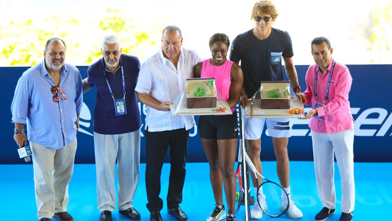 Sloane Stephens y Alexander Zverev inauguran el Abierto Mexicano de Tenis