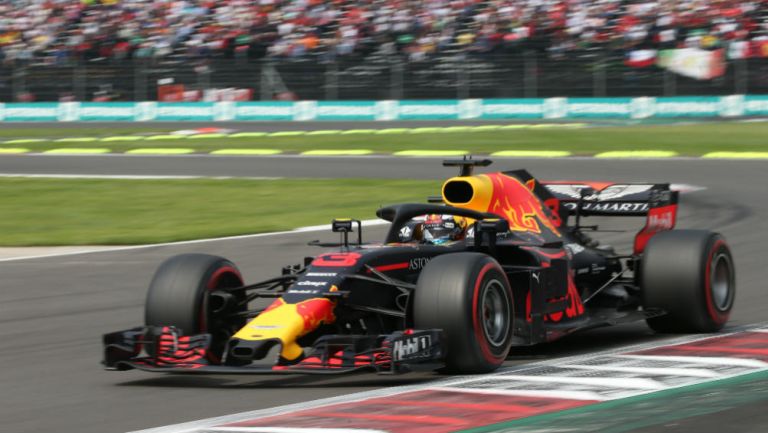 Daniel Ricciardo durante el Gran Premio de México 2018
