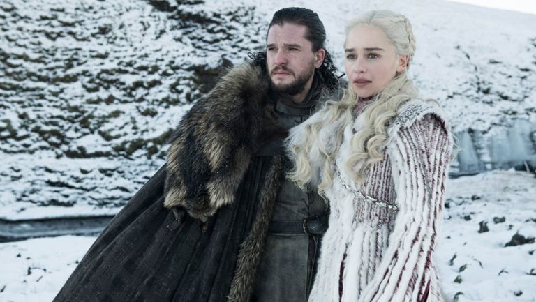 Jon Snow y Daenerys Targaryen, personajes de Game of Thrones