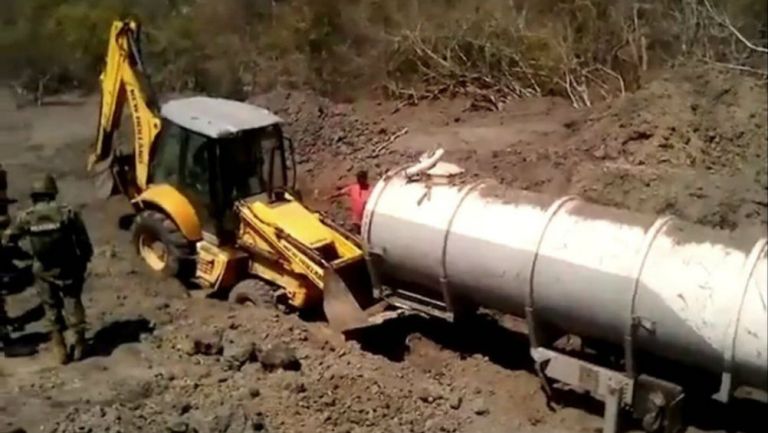 Tanques cisterna enterrados en Veracruz