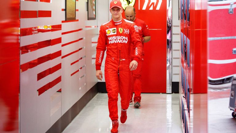 Mick Schumacher, previo a la sesión en Bahrein