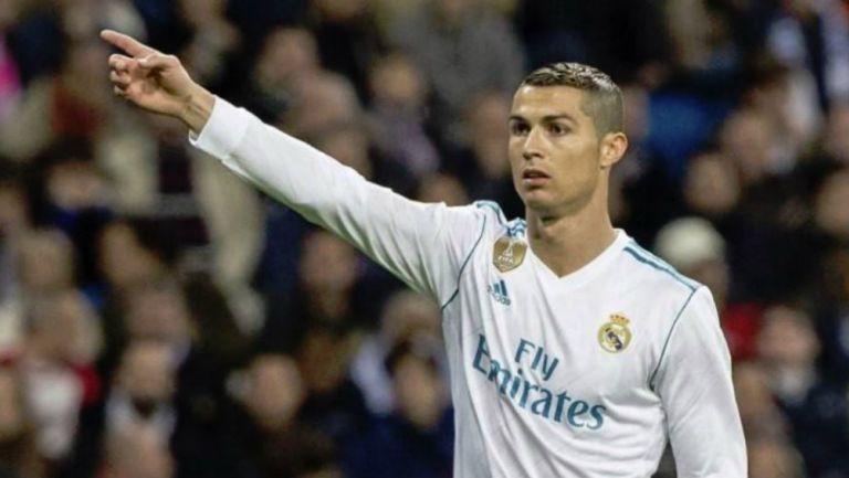 Cristiano Ronaldo durante un partido del Real Madrid 