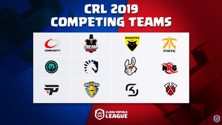 Estos son los 12 equipos que competirán en la Clash Royale League