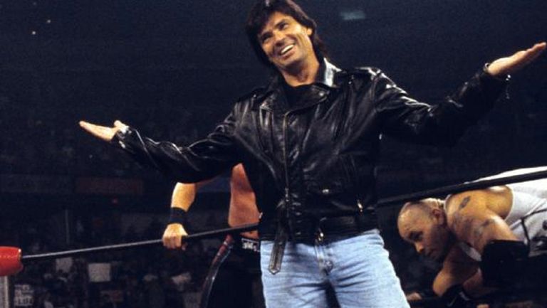 Eric Bischoff cuando era presidente de la WCW