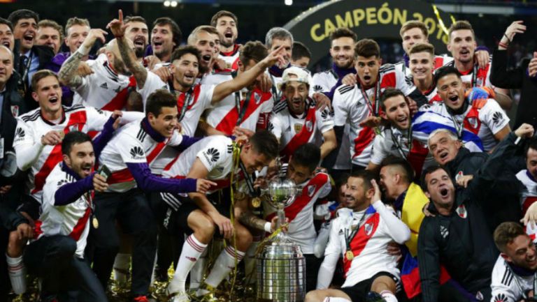 River Plate festeja obtención de Copa Libertadores contra Boca 