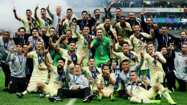 América festeja el campeonato del Apertura 2018