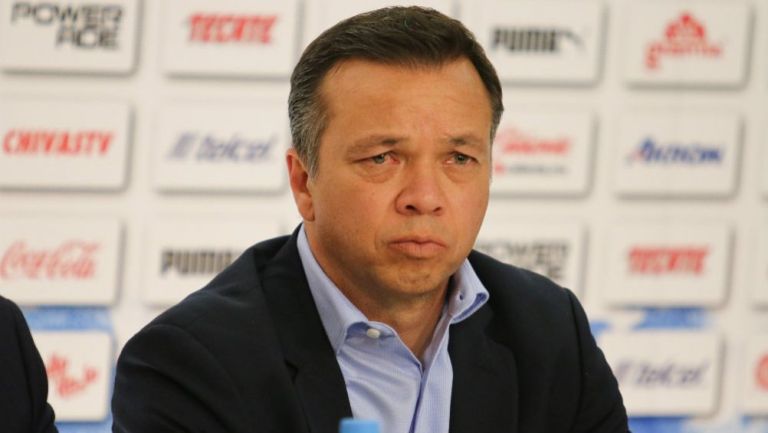 Varela, durante una conferencia de prensa