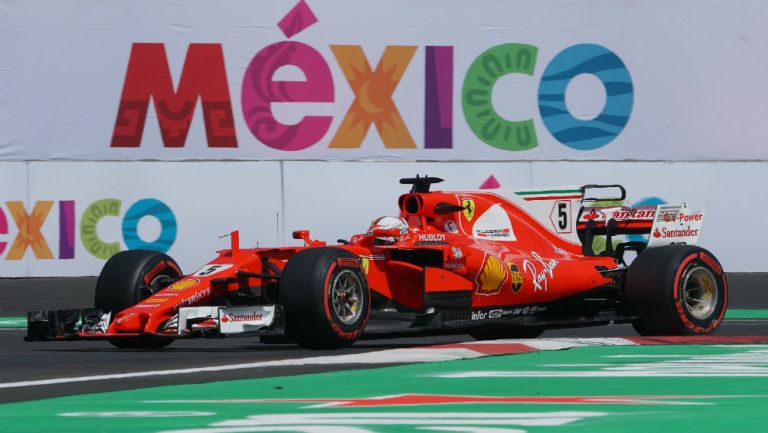 Una monoplaza durante en GP de México 