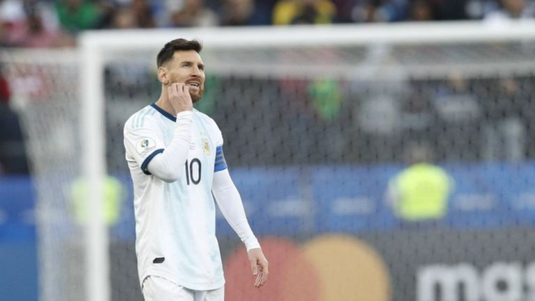 Lionel Messi tras el partido ante Chile