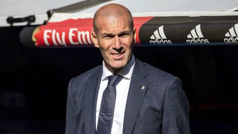 Zinedine Zidane, durante un juego del Real Madrid